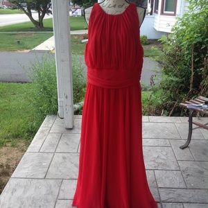 Badgley mischka maxi dress.